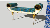 Thomas Hope Regency Bench, ca. 1810, England