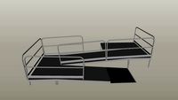 ADA compliant fold back ramp for a 24' high Sequoia stage