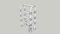 Drummonds Freestanding Towel Rail, Small