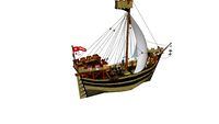 ANCIENT-PORTUGESE-GALEON-CIRCA-1400