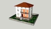 ORLANDINI MASSIMO BEAUTIFUL MULTICOLOR HOUSE MICHELANGELO