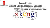 (6) Learn to use 3skeng Edit & Rotate / Connect