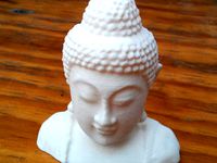 Head of a Buddha by chrisniederer