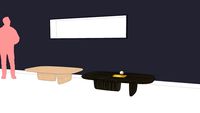 table basse bois small low table BB italia tobi ishi