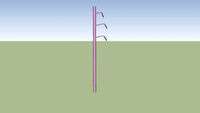 Pink Metal Utility Pole!!