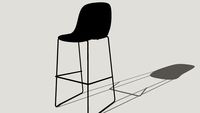 Design dark grey barstool - EKTOR design barstool