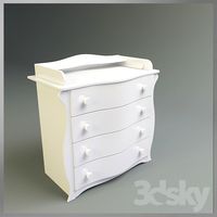 Dresser with changing table with-265 Mozhga