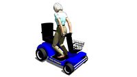 Scooter bandit - Backwards stunt