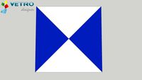 AZULEJO CARRETEL AZUL MÉDIO - VETRO DESIGNER