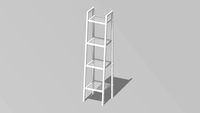 IKEA Lerberg Small Shelf, White