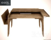Oak Desk by Anna Malinska