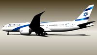 El Al Boeing 787-9 Dreamliner 4X-EDA 'Ashdod' (New Revised Livery 2017) (Wi-Fi Dome )