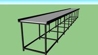 Mesa Corrida para Serigrafia