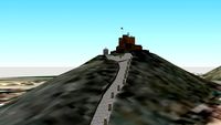 Castillo de Cox con Via Crucis y templete de calvario