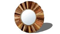 Calanque Miroir en manguier D.92cm REF 164919 PRIX 130.00