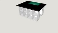 Ikea craft table from KALLAX-EXPEDIT no. 2