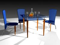 Table + chairs