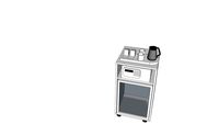 Fridge-Safe-Teakettle combination hotelroom
