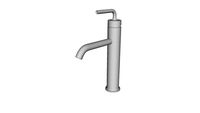 K-14404-4A Purist(R) Tall Tall single-handle bathroom sink faucet with straight lever handle