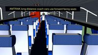 Space and Seat Comfort (AMTRAK and Bus)