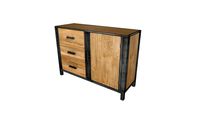 Buffet de style industriel CHIC191 (L:130cm) - collection CHIC