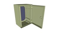 Schneider Thalassa PLM - H300 W200 D150 Enclosure with Solid Door and Plain Backplate - NSYPLM32P