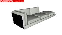 Flexform Antonio Citterio Cestone Dormeuse 283
