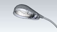 Debreceni Fémfeldolgozó (DEFÉM) TIBA 250 Mercury Vapour Street Light Fixture