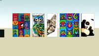 photo frame-animals
