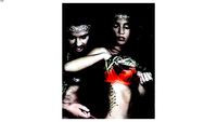 37805 Picture Glass 7 Sins Desire 150x120cm (Bild Glas 7 Sins Desire 150x120cm)