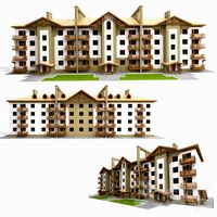 40-room apartment house