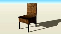 chaise+rotin