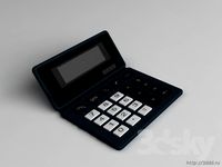 3D model of the calculator