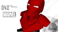Busto IronMan Mark III VRay Next Ready