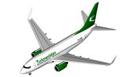 Turkmenistan Airlines Boeing 737-700