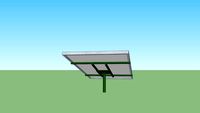 estructura poste panel de 250w