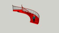 escalier limon central