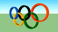 Logo Olympic Games 3D