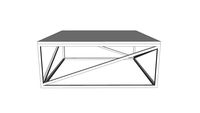 modern, industrial, loft, minimalist, scandinavian style, coffee table NUXX Kubu, stolik kawowy