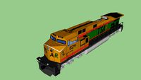 TSAR (Tri-State Area Railroad Lines) GE Dash 9-44CW #624 (fictional)