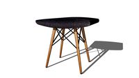 BECKET Tabouret en tissu gris chiné REF 165041 PRIX 45.90