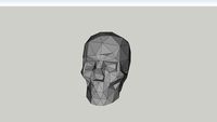 Low Poly Skull