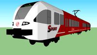 Stadler GTW 2/8 Arriva spurt MerwedeLingelijn