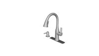 K-R20147-SD Rubicon(R) pull-down kitchen sink faucet