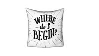 ALMOFADA WHERE DO I BEGIN 50X50