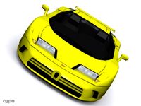 Bugatti Eb 110 SS3d model