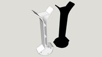 Suporte Headphone Stand preto branco