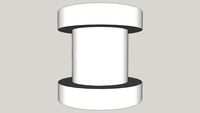 1/2' Black Pipe Coupler