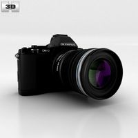 Olympus OM-D E-M5 Black3d model
