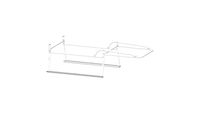 Lumber Rack, 2' Tube, 04 Ford Ranger Supercab